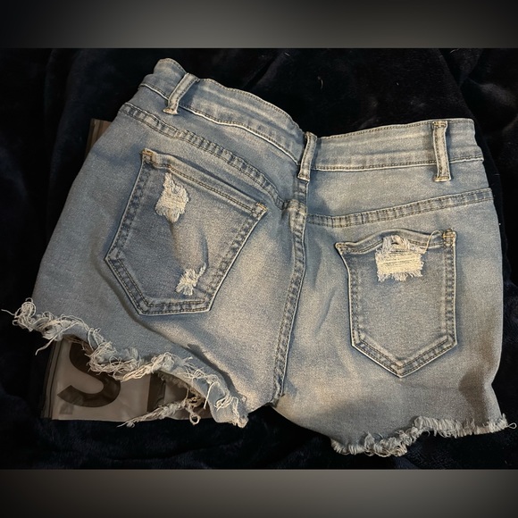 SHEIN Ripped Denim Shorts- Medium - Picture 4 of 4